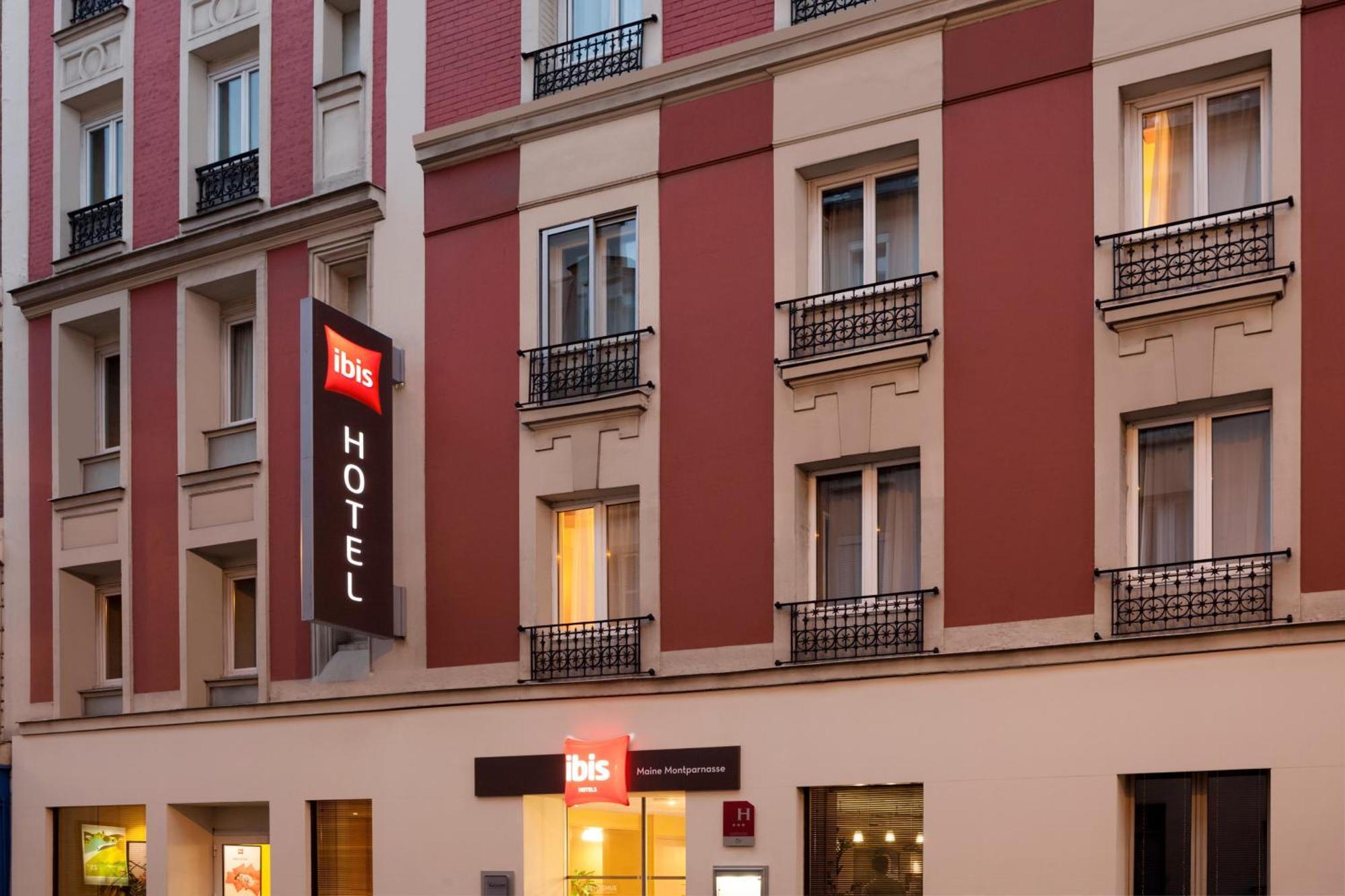 Ibis Maine Montparnasse Hotell Paris Eksteriør bilde