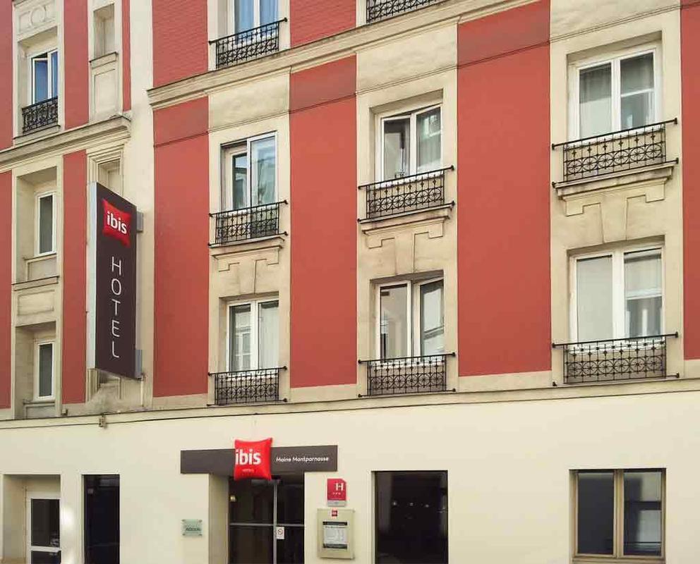Ibis Maine Montparnasse Hotell Paris Eksteriør bilde